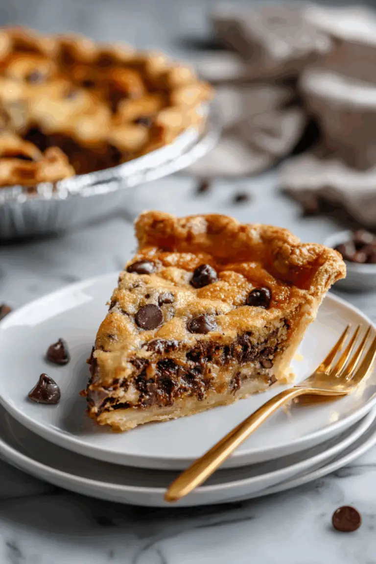 Chocolate Chip Cookie Pie