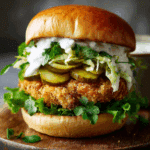 Crispy Cauliflower Burger
