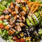 Southwest Chicken Salad with Chipotle Honey Lime Dressing