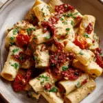 Sun-Dried Tomato Pesto & Cherry Tomato Rigatoni