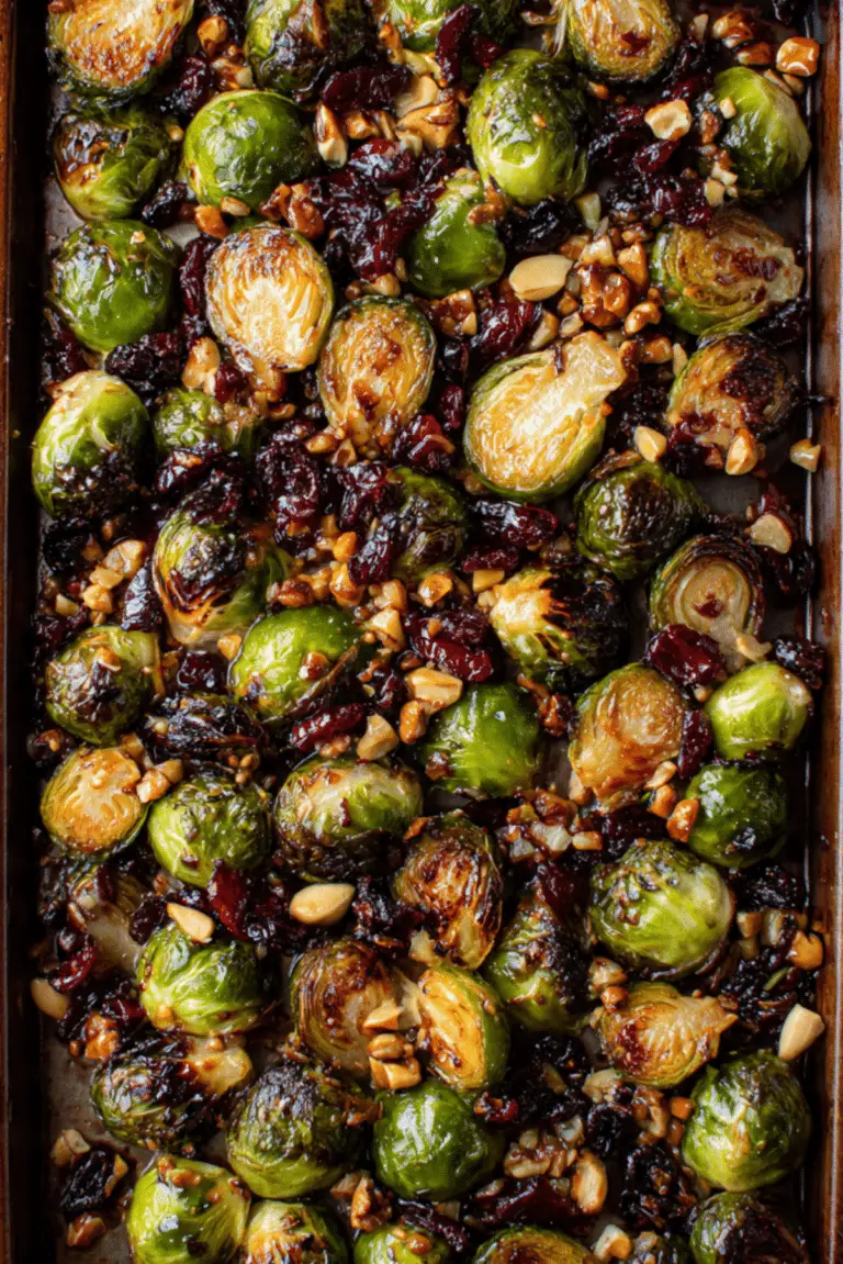 Brussels Sprouts with Gochujang Butter