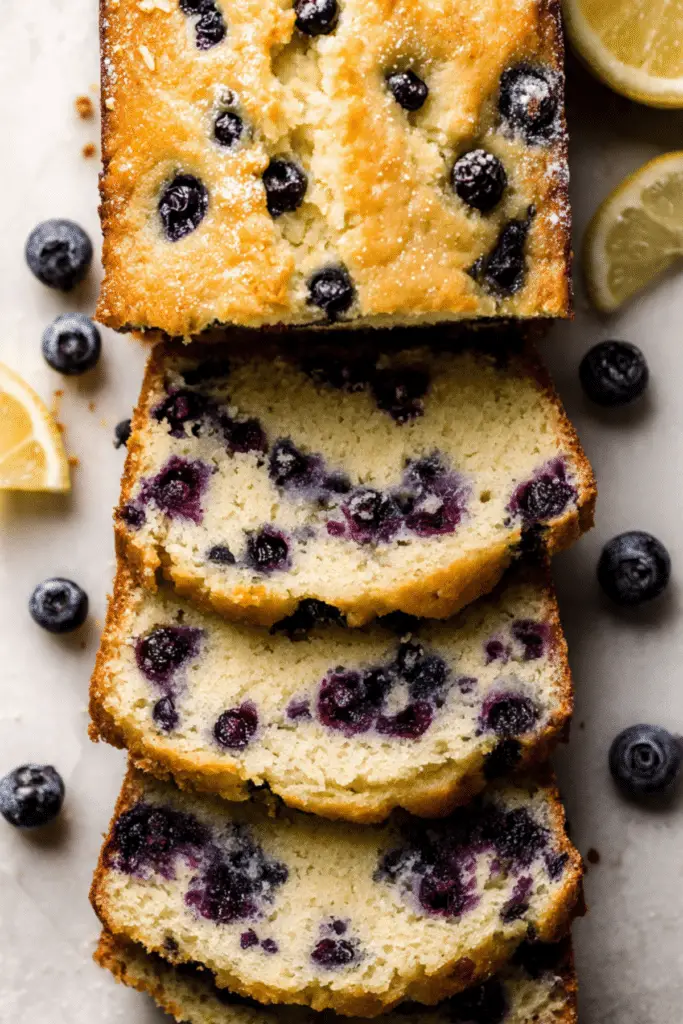 Springy Blueberry Lemon Bread
