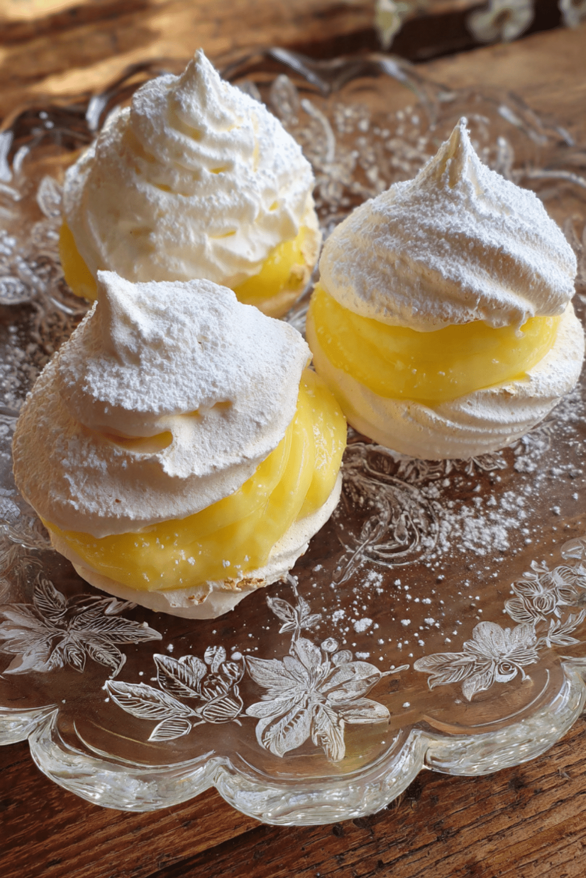Lemon Cream Meringues