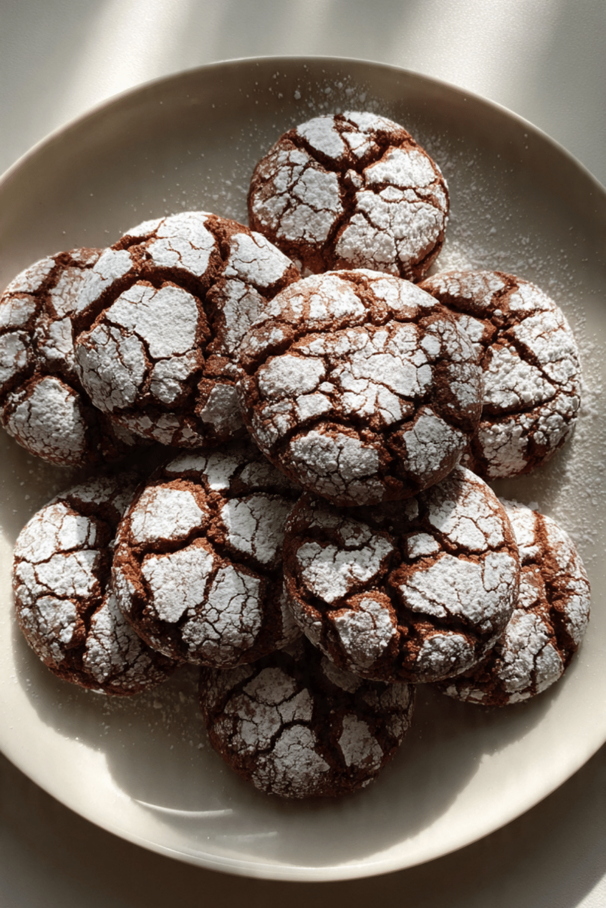 Irresistible Winter Crinkle Cookies