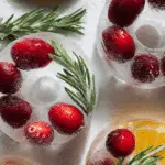 Holiday Wreath Ice Cubes