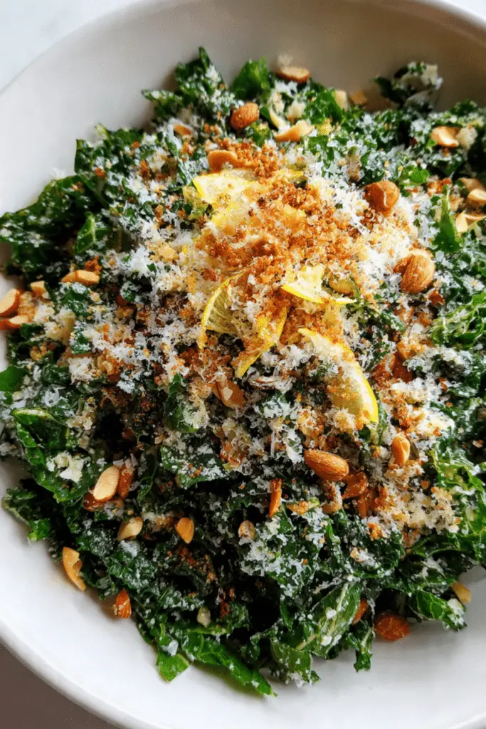 MICRO CHOP KALE SALAD W/JALAPENO-LEMON DRESSING