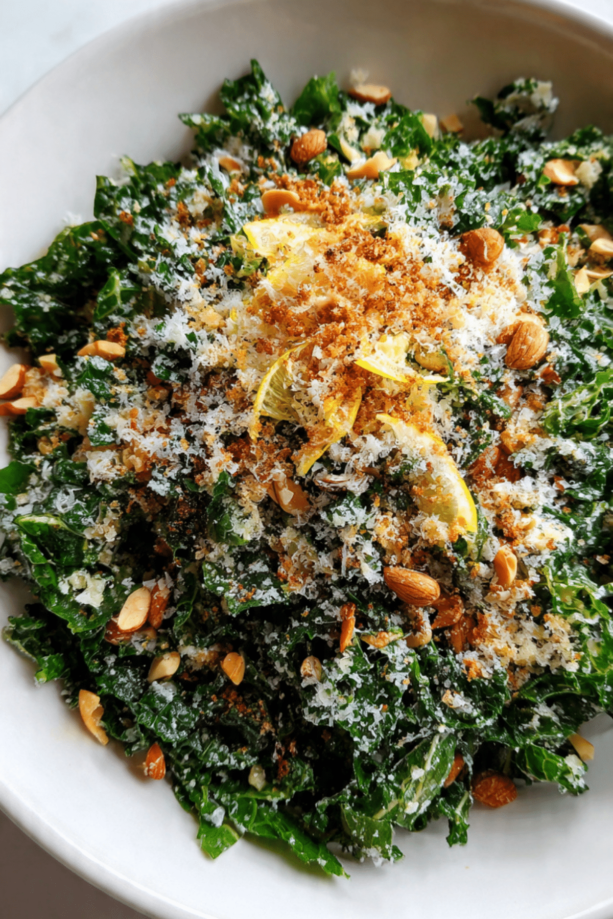 MICRO CHOP KALE SALAD W/JALAPENO-LEMON DRESSING