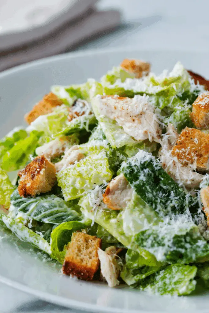 Micro Chop Chicken Caesar Salad