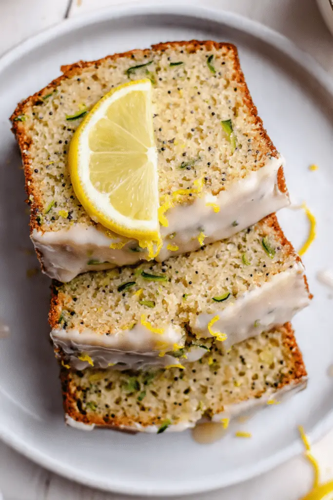 Lemon Poppyseed Zucchini Bread