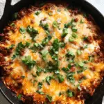Gluten-Free Ground Beef Enchilada Skillet