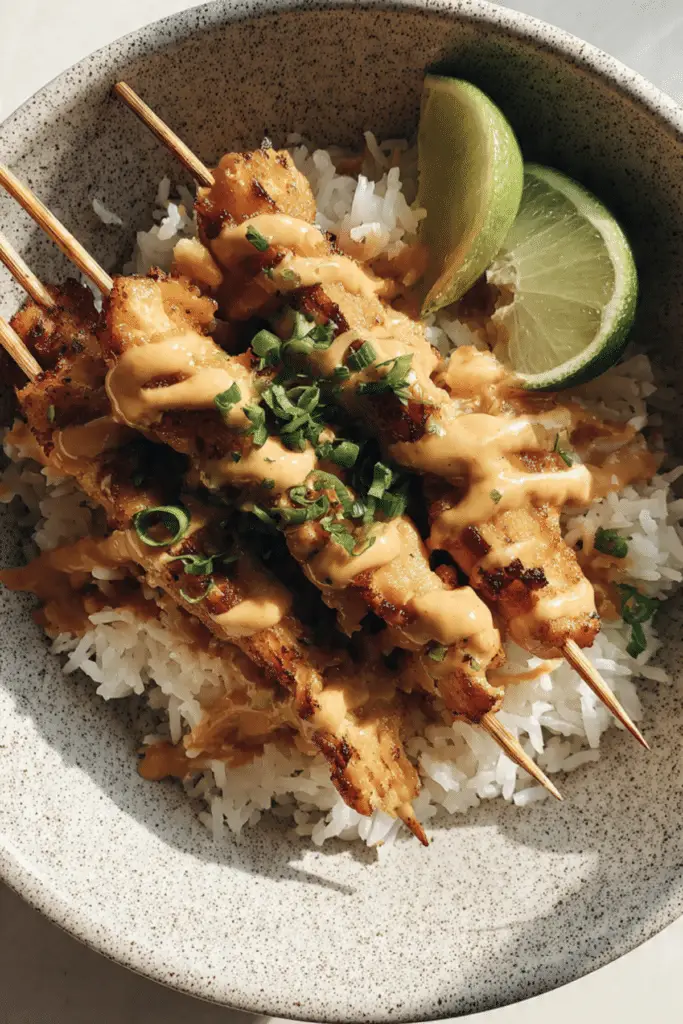 Thai Style Chicken Satay