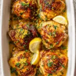 Crispy Lemon-Herb Garlic Butter Chicken