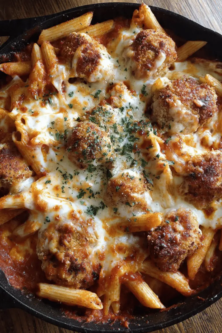 One Pot Chicken Parmesan Pasta