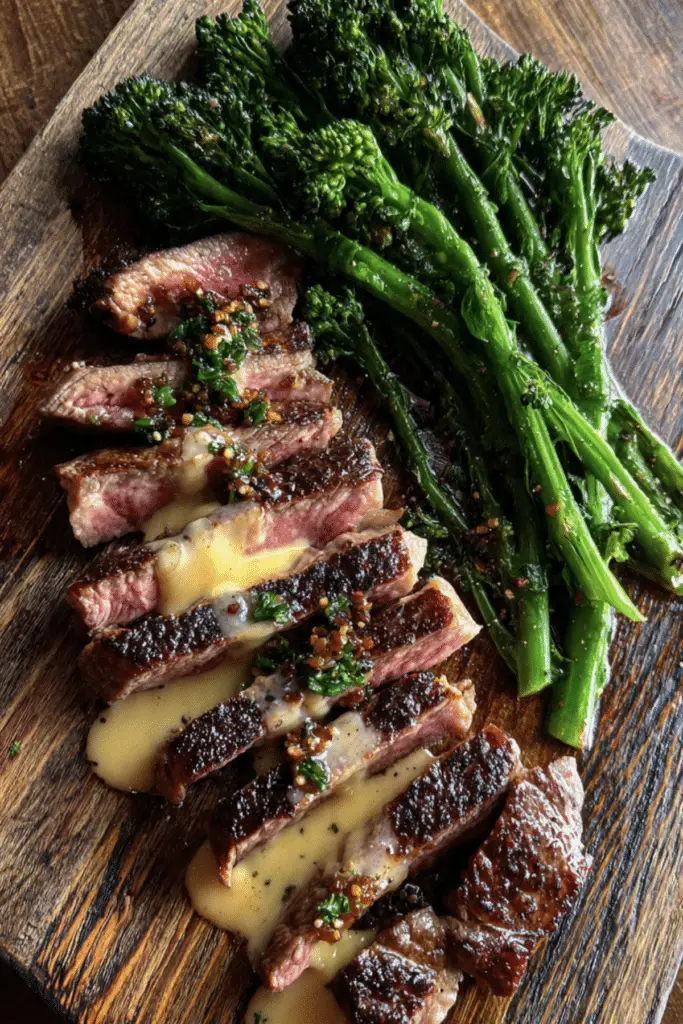 Miso Butter Steak with Sesame Potatoes