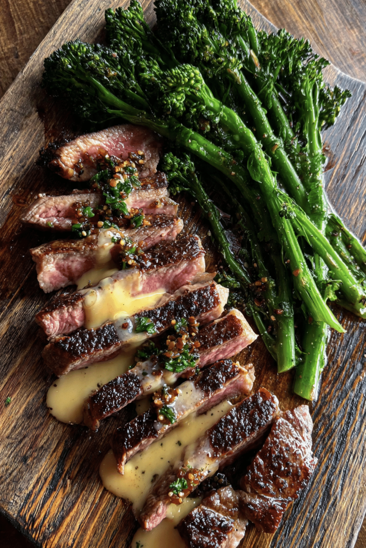 Miso Butter Steak with Sesame Potatoes