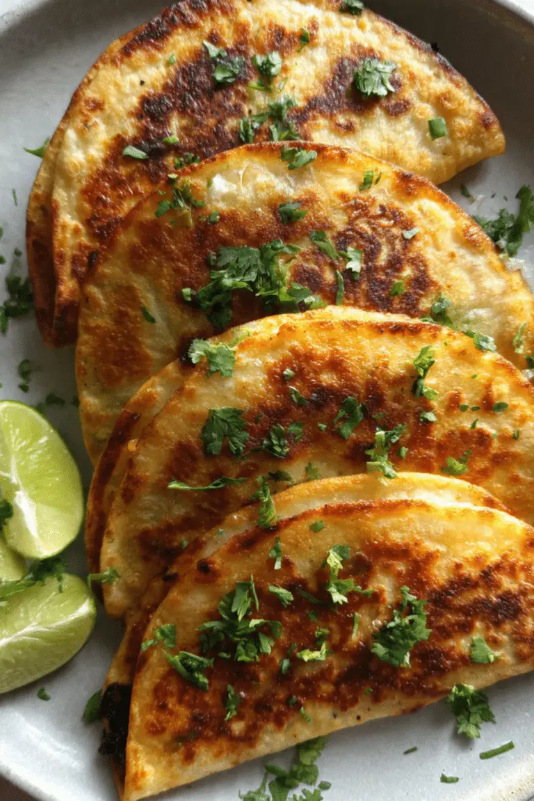 Crispy Black Bean Tacos with Cilantro Lime Sauce