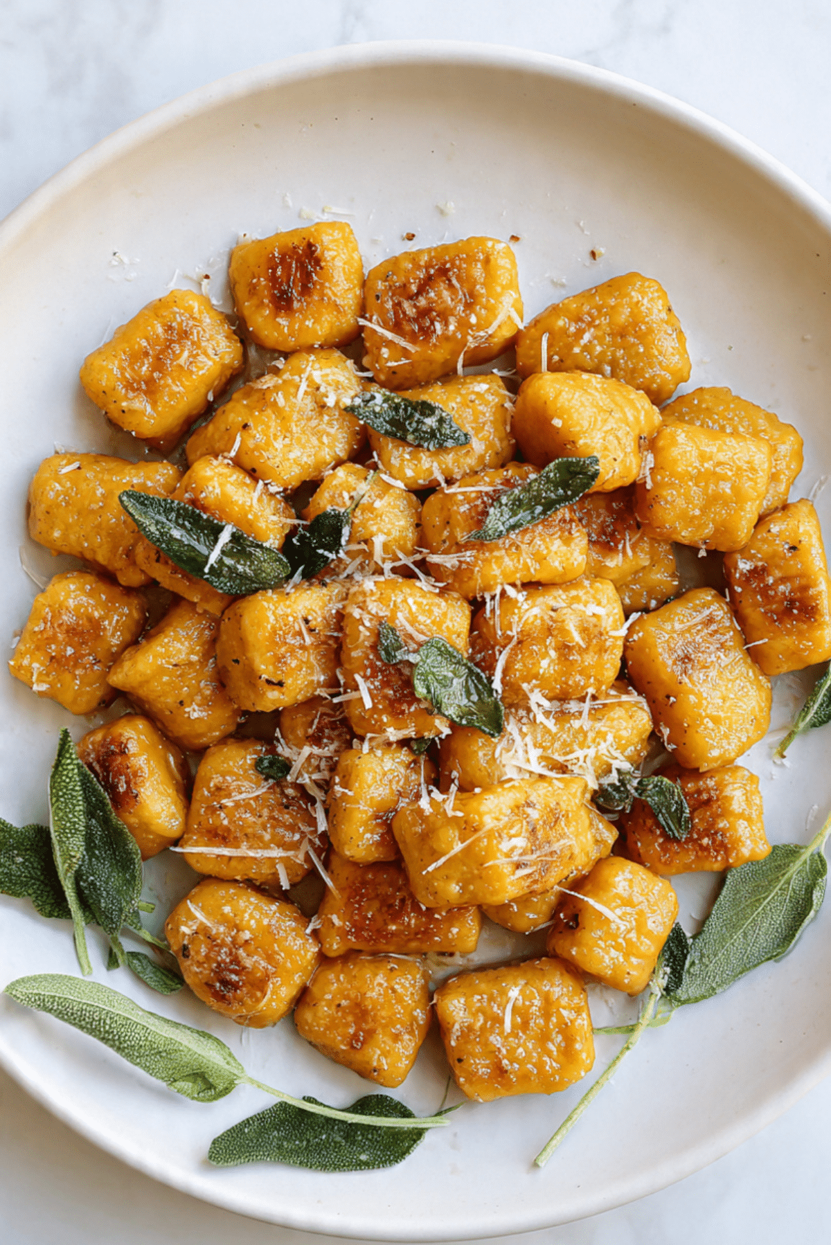 Pumpkin Gnocchi with Sage Butter Sauce