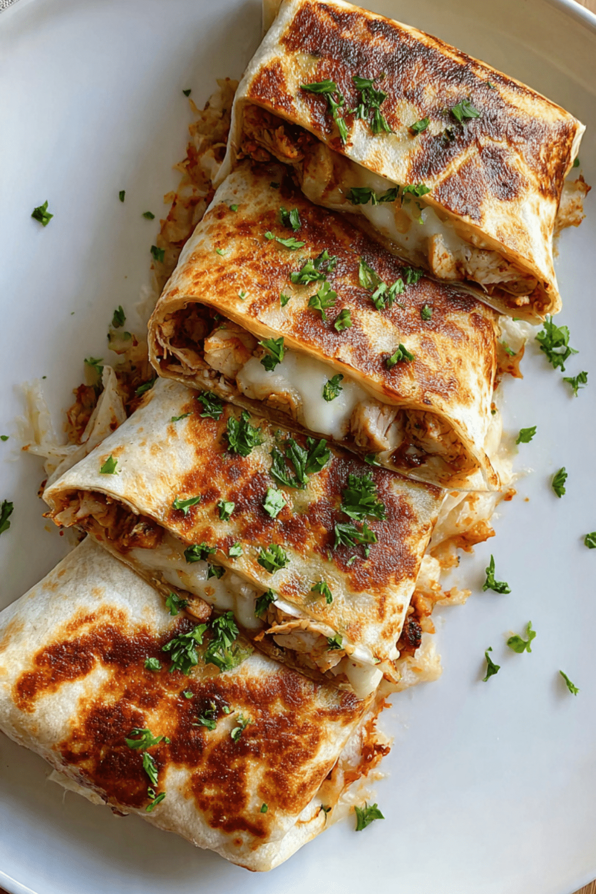 Salt & Pepper Chicken Burritos