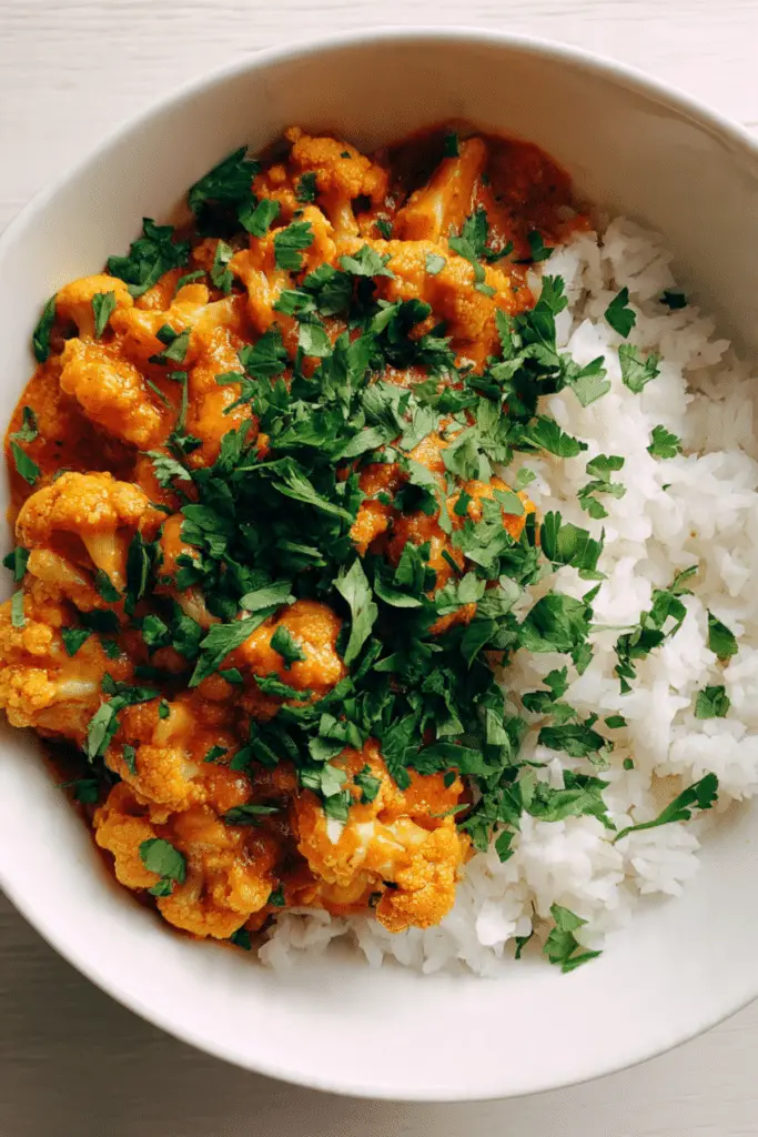 Instant Pot Cauliflower Curry