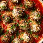 Ricotta Meatballs with the Crispy Topping