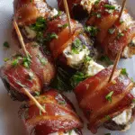 Bacon-Wrapped Dates with Goat Cheese