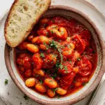 Roasted Tomatoes with White Beans