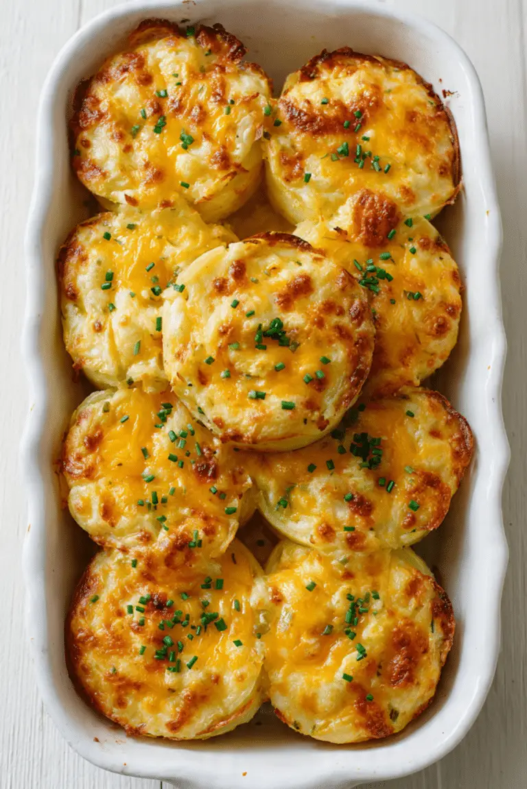 Potato Cheddar Chive Bakes