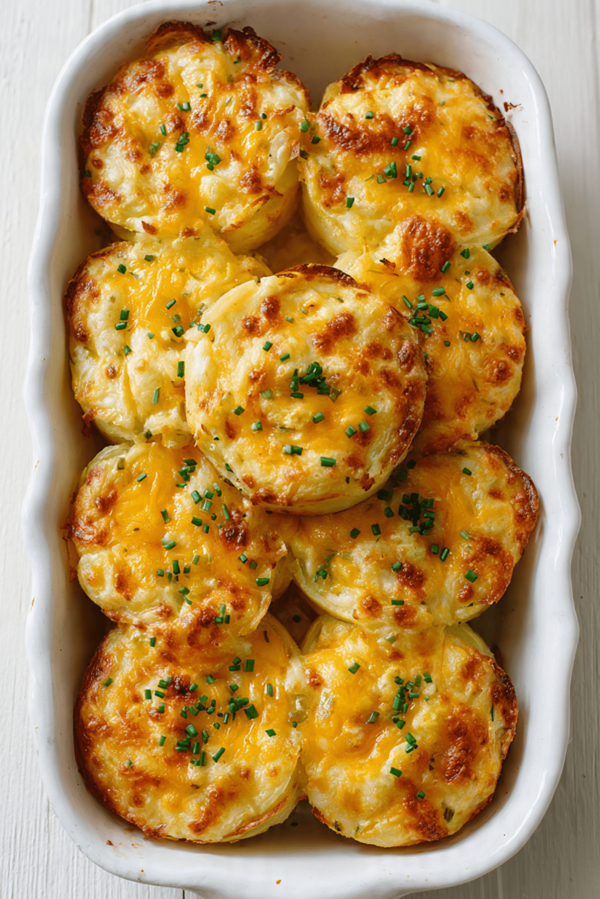 Potato Cheddar Chive Bakes