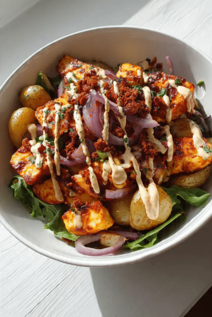 Peri Peri Chicken & Halloumi Traybake