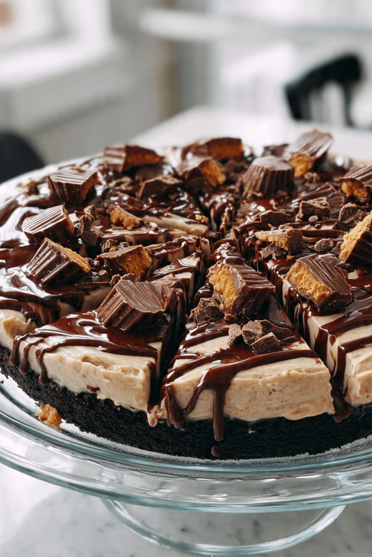 Mocha Peanut Butter Pie