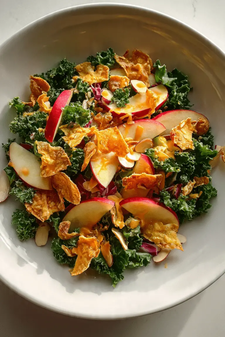 Apple and Cheddar Crisp Salad