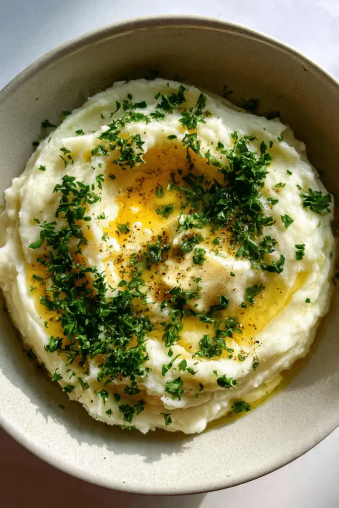 Creamy Milk-Based Mashed Potatoes with Butter