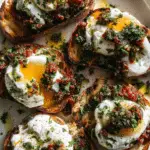 Zaalouk Toasts with Burrata