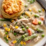 Slow Cooker Chicken Pot Pie Soup