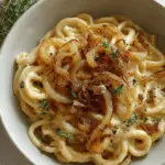 Creamy Vegan Caramelized Onion Pasta