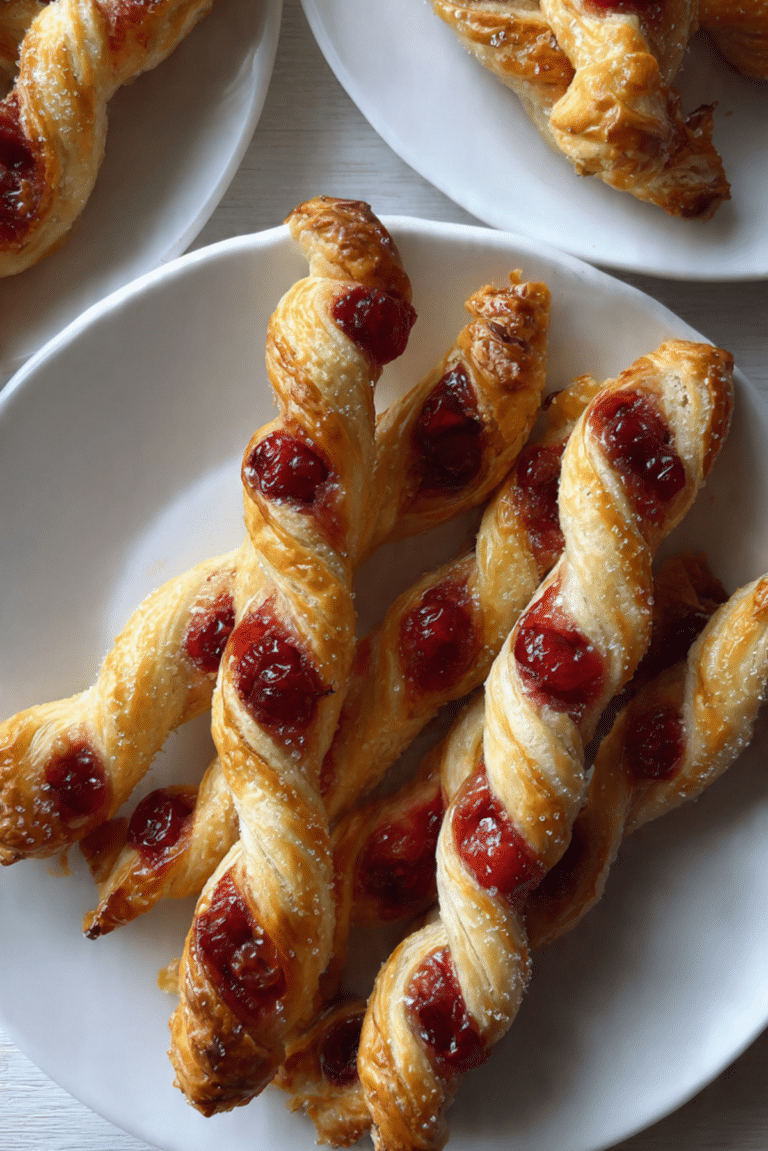 Berry Puff Twists