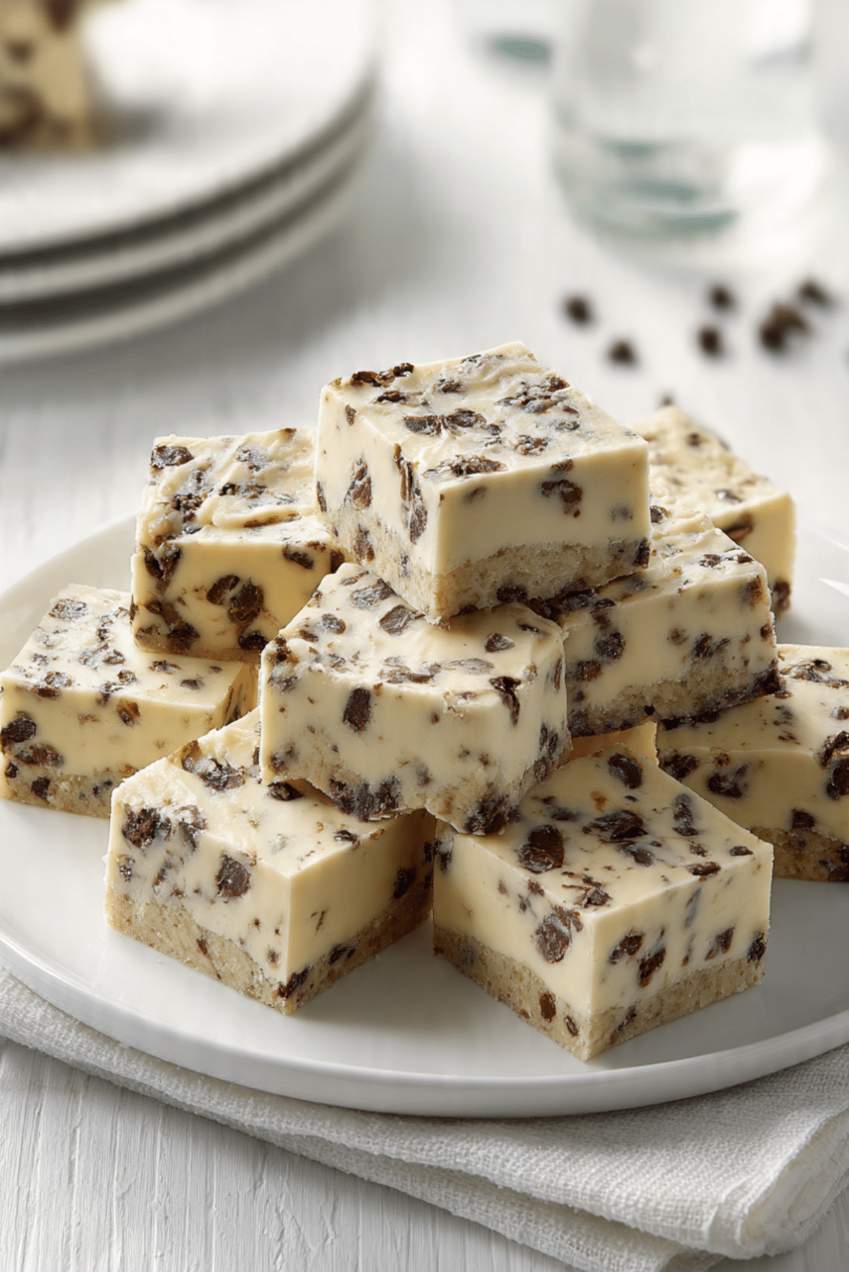 Chocolate Chip Cookie Dough Fudge