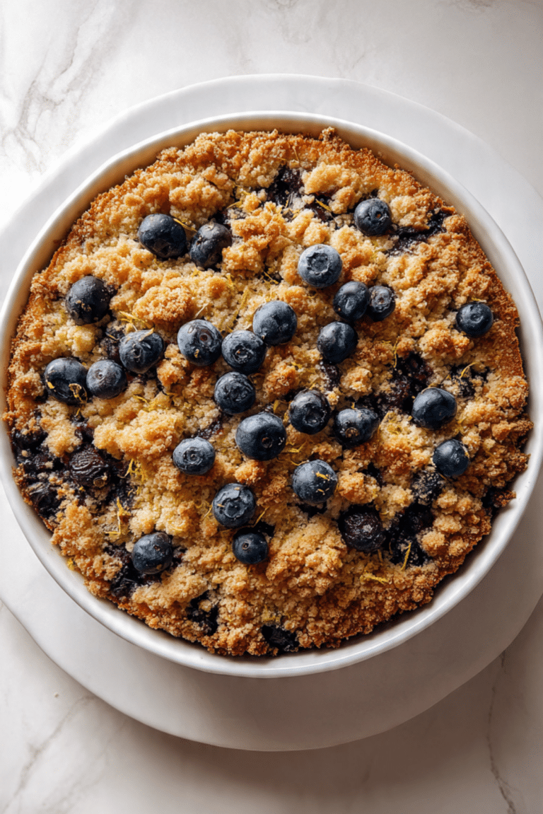 Blueberry Lemon Coffee Cake