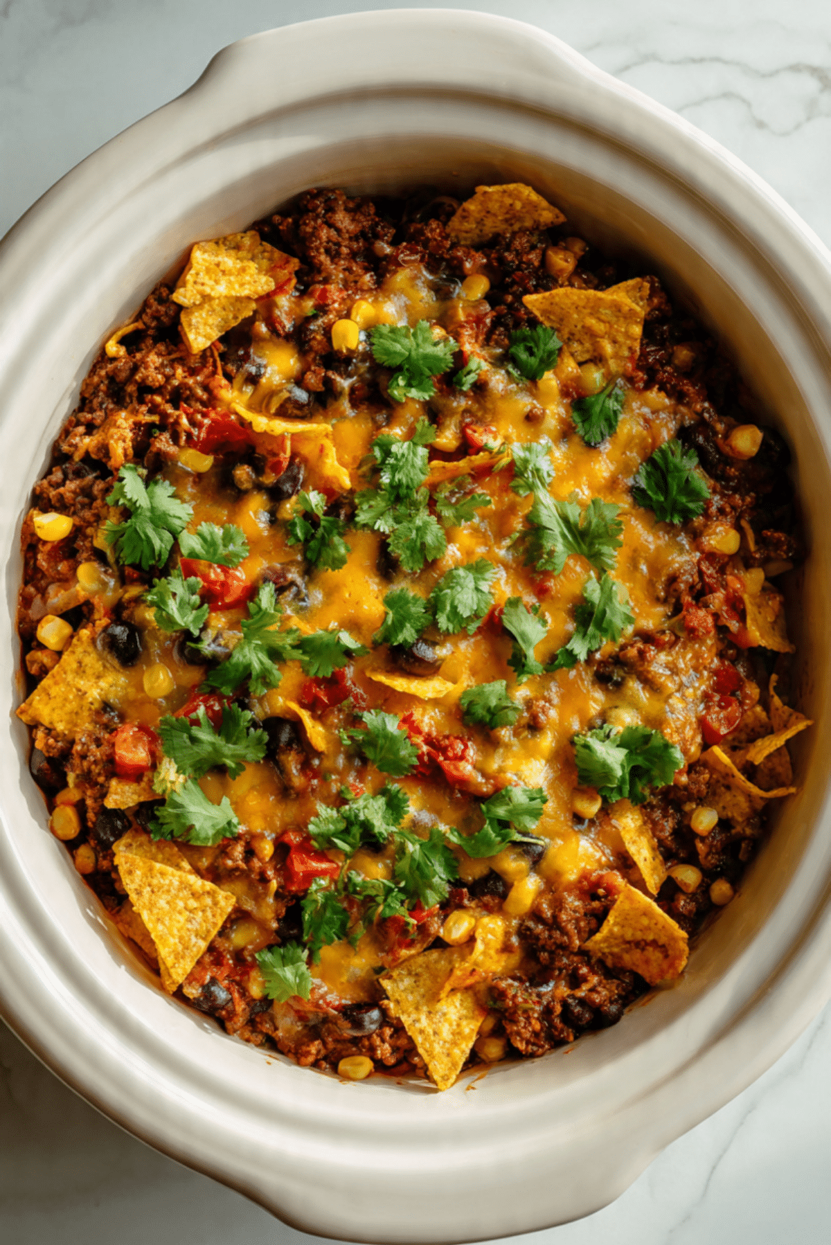 Crock Pot Taco Casserole
