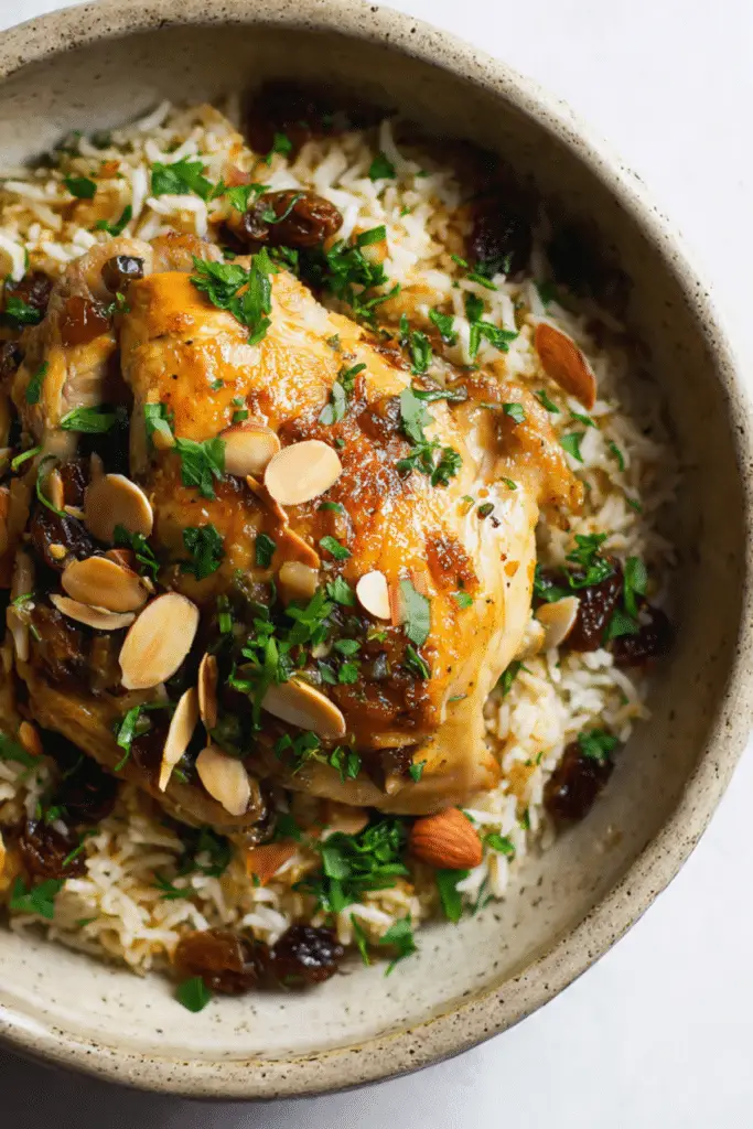 Moroccan Chicken and Rice