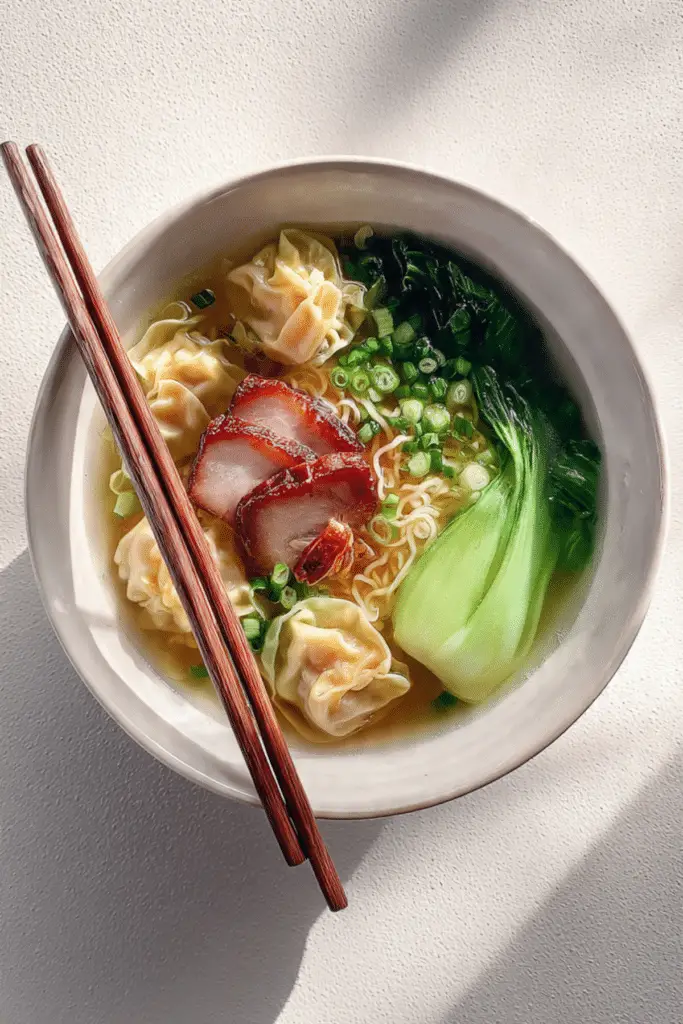 Wonton Char Siu Noodle Soup