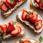 Strawberry Ricotta Toasts