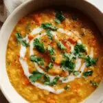 Coconut Lentil Soup with Curry Spices Recipe