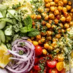 Zesty Lemon Herb Chickpea Bowls
