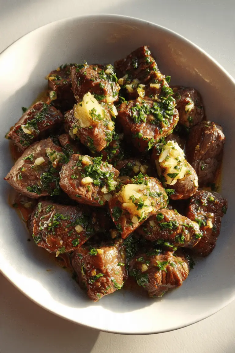 Beef Bites with Garlic Butter Slow