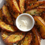 Garlic Parmesan Potato Wedges Recipe
