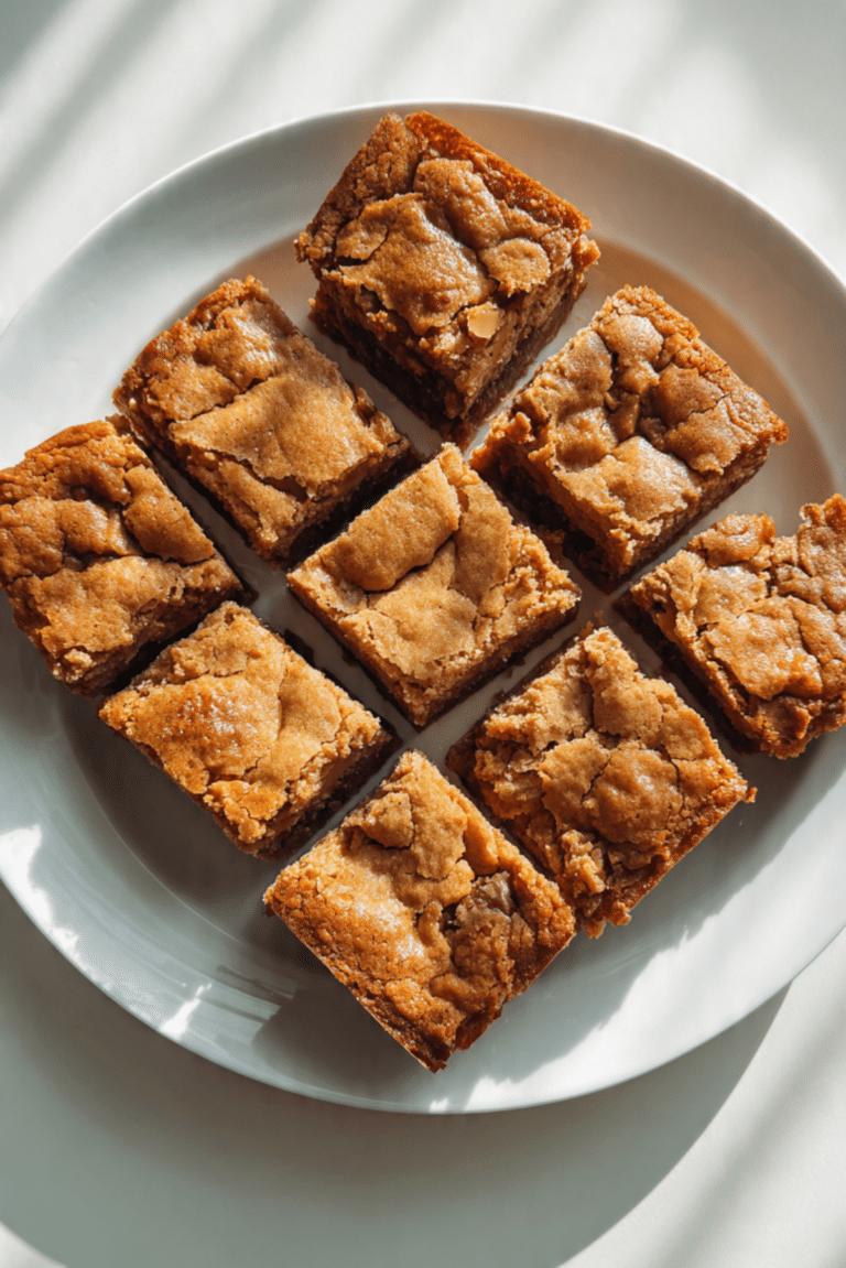 Toffee Blondies