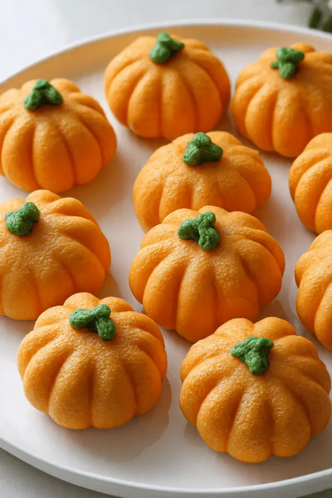 Pumpkin-Shaped Buns