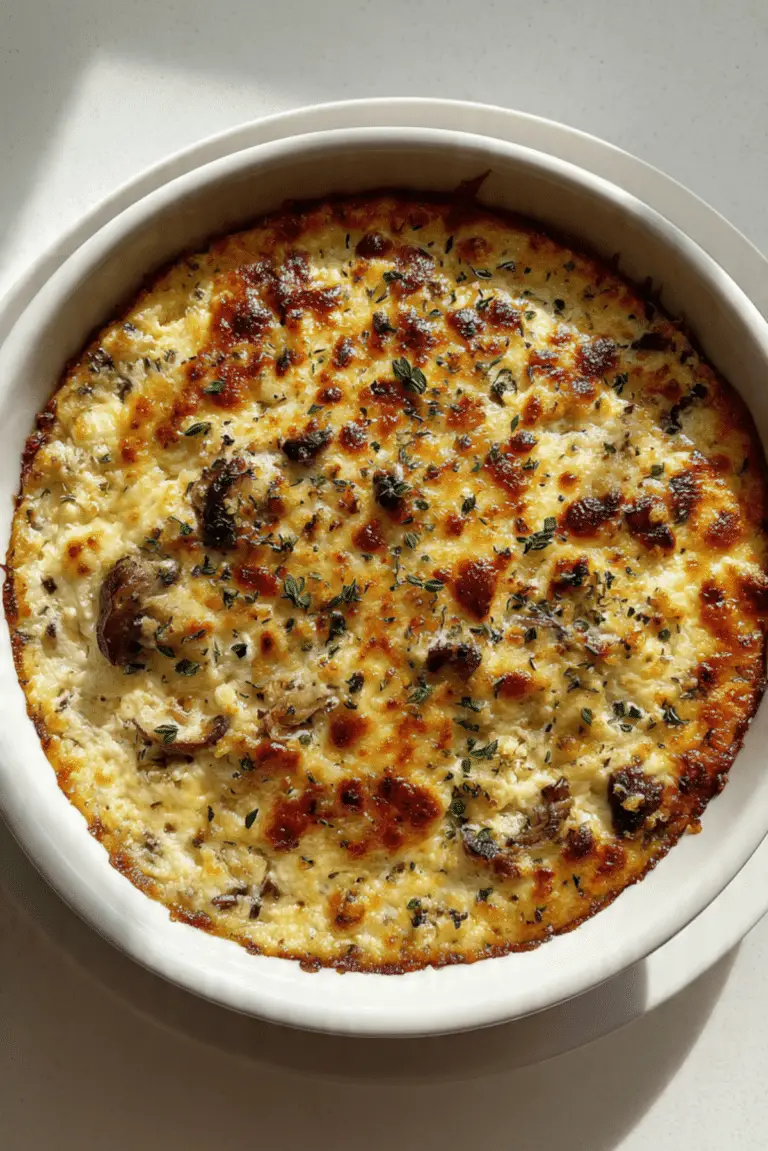 Stuffed Mushroom Dip With Creamy Cheesy Goodness