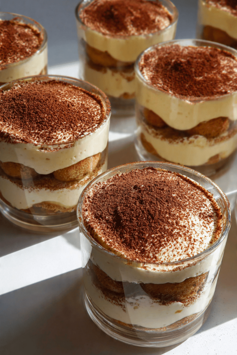 Espresso Tiramisu Trifle Cups